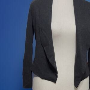 Philosophy Black long sleeve Open Front Blazer Size 6